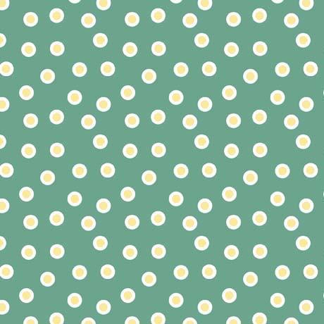 QT Fabrics Life Is Better With Friends Dot  Seafoam  30541-Q