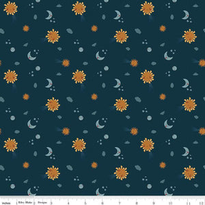 Riley Blake Design Created with Love Light Dark Night C15973-NIGHT