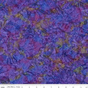 Riley Blake Designs 108" wide Expressions Batiks Hand-Dyes Purple  BTWB258