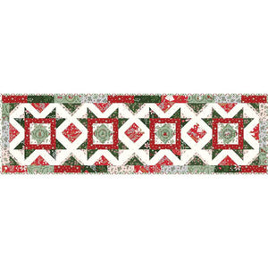 Riley Blake Designs A Little Christmas Boxed Table Runner Kit 18"x60" pattern by Beverly McCullough