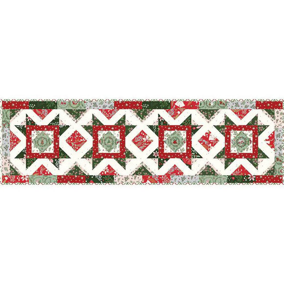 Riley Blake Designs A Little Christmas Boxed Table Runner Kit 18