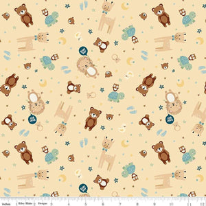 Riley Blake Designs Baby Boy Animals Yellow C16761