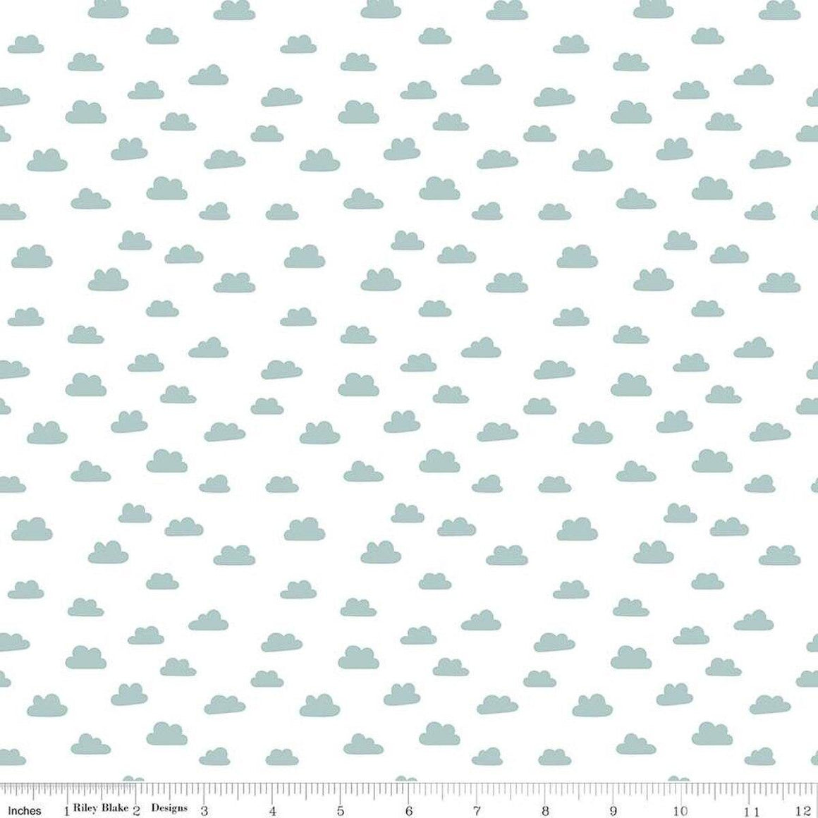 Riley Blake Designs Baby Boy Clouds C16763-WHITE – Affinity For Quilts ...