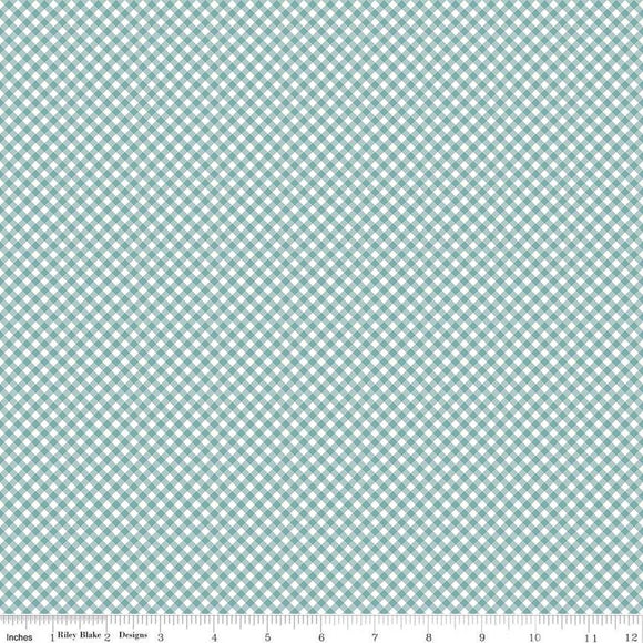 Riley Blake Designs Baby Boy Gingham  C16765-Blue