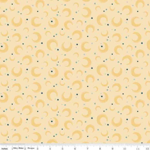 Riley Blake Designs Baby Boy Moons  C16762-YELLOW