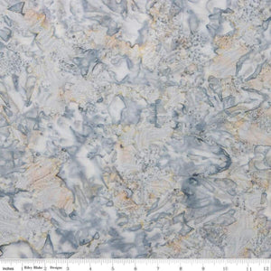 Riley Blake Designs Batiks Elementals Color Play Mottled Frost   BT21500-161