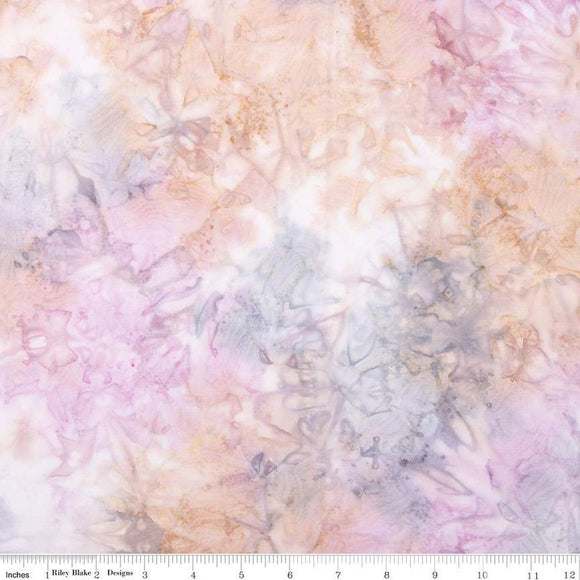 Riley Blake Designs Batiks Elementals Color Play Mottled Seashell  BT21500-140