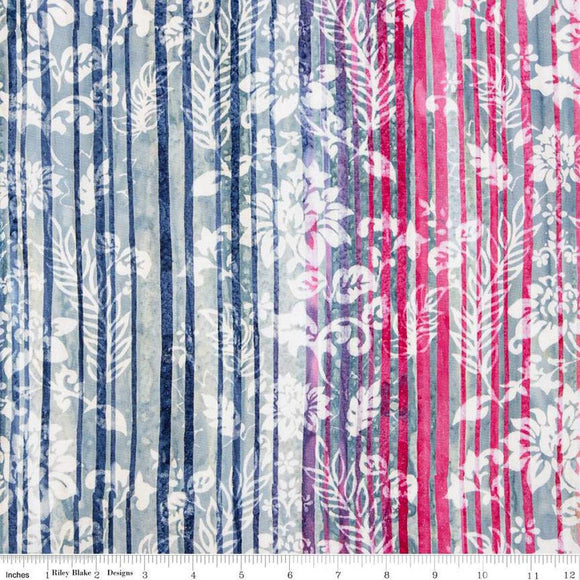 Riley Blake Designs Batiks Express Yourself!  Color Bands Afterglow BT23027-201