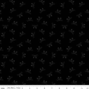 Riley Blake Designs Blackout Cat Face Black C16248-BLACK