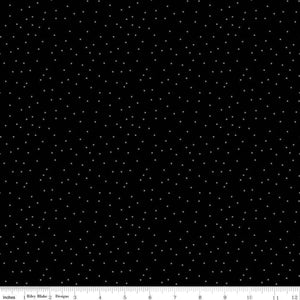 Riley Blake Designs Blackout  Dots  Black C16249-BLACK