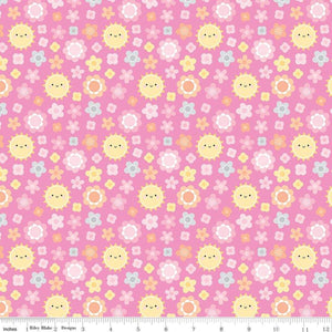 Riley Blake Designs Bundle of Joy Blossoms C15292-PINK