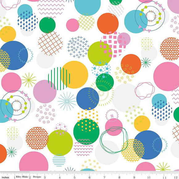 Riley Blake Designs Celebrate Main Multi C15330-MULTI