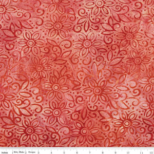 Riley Blake Designs Expressions Batiks That Summer Feelin' Strawberry Ice   BTAP1196