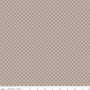 Riley Blake Designs Flannel Till the Cows Come Home Checks 16113-TAUPE