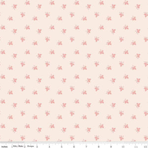 Riley Blake Designs Gentler Times Endearing  Coral  C16477-CORAL