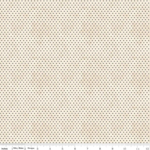 Riley Blake Designs Ghoul Firends Dots Cream C16057-CREAM