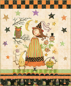 Riley Blake Designs Ghoul Friends Panel Quilt Kit finished size 51x61.5"