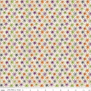 Riley Blake Designs Ghould Friends Stars  Cream C16055-CREAM