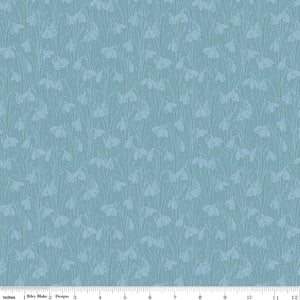Riley Blake Designs Liberty Snowdrop Spot Steely Sky 01666874A