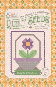 Riley Blake Designs Lori Holt Piece & Plenty Quilt Seeds Flower Basket No. 1  ST-39780