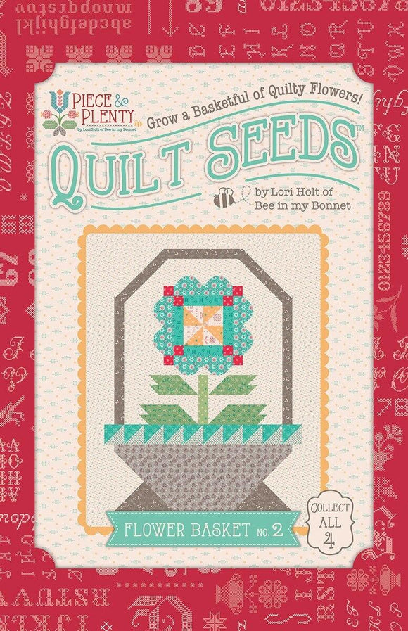 Riley Blake Designs Lori Holt Piece & Plenty Quilt Seeds Flower Basket No. 2  ST-39781