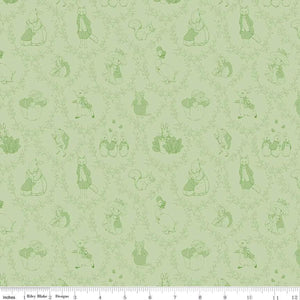 Riley Blake Designs Peter Rabbit & Friends Toile Fern C15863-FERN