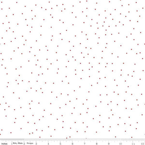 Riley Blake Designs Pin Dot Color Red MOQ C705-Red