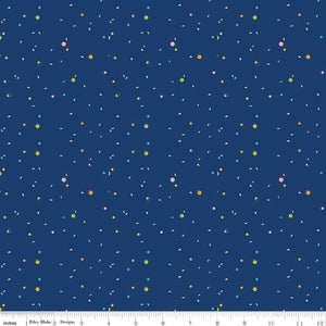 Riley Blake Designs Pop 'n Play Confetti Navy C15723-NAVY