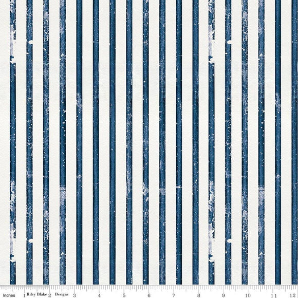 Riley Blake Designs Sew America Faded Stripes Blue C17439-BLUE ...