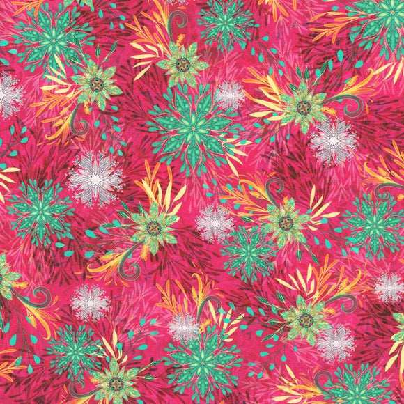 Robert Kaufman Fabrics Calixta Azalea  AQSD-22770-301