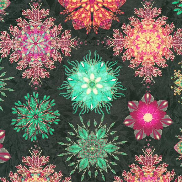 Robert Kaufman Fabrics Calixta Charcoal  AQSD-22767-184
