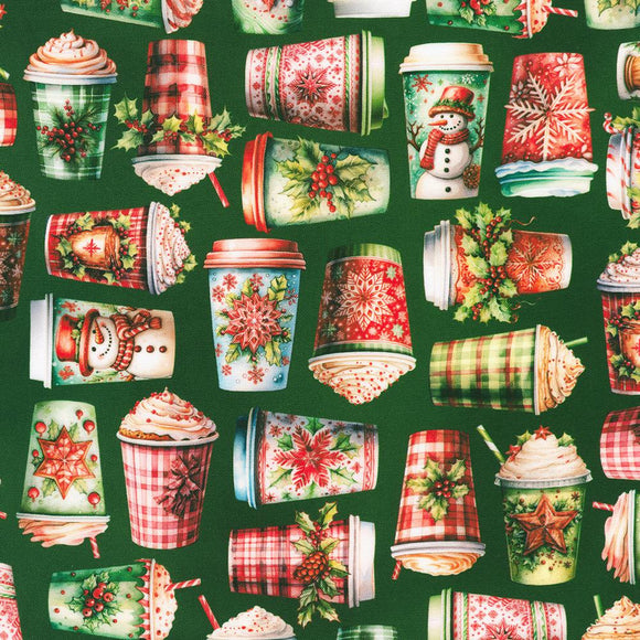 Robert Kaufman Fabrics Frosted Green  SRKD-23207-7