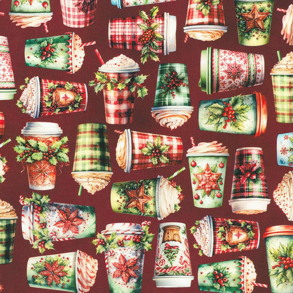 Robert Kaufman Fabrics Frosted Red SRKD-23207-3