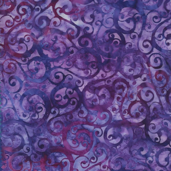 Robert Kaufman Fabrics Graceful  Batik  Magenta AMD-22483-6
