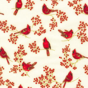 Robert Kaufman Fabrics Holiday Charms 19967-15 Ivory