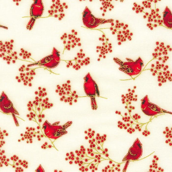 Robert Kaufman Fabrics Holiday Charms 19967-15 Ivory