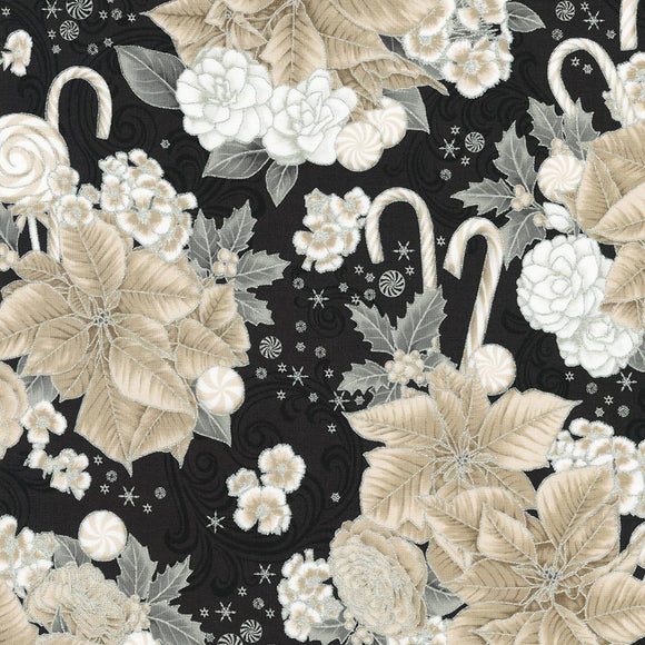Robert Kaufman Fabrics Holiday Flourish- Peppermint Twist SRKM-22945-304 Shadow