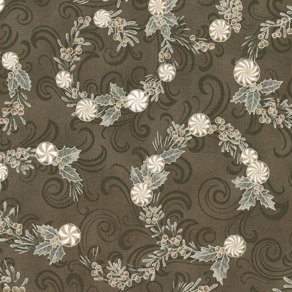 Robert Kaufman Fabrics Holiday Flourish- Peppermint Twist SRKM-22947-442 Suede