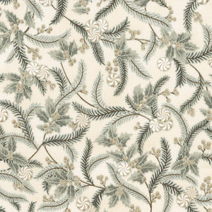 Robert Kaufman Fabrics Holiday Flourish- Peppermint Twist SRKM-22948-14  Natural