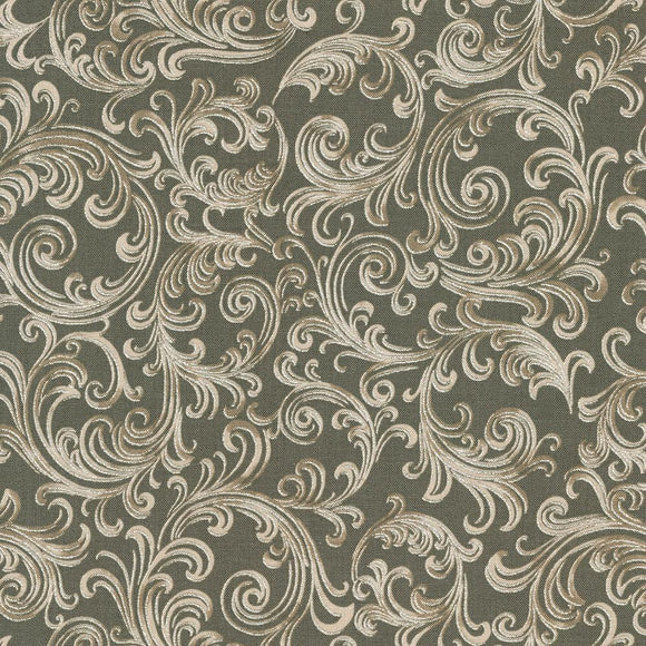 Robert Kaufman Fabrics Holiday Flourish- Peppermint Twist SRKM-22949-442 Suede