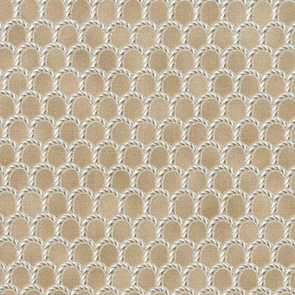 Robert Kaufman Fabrics Holiday Flourish- Peppermint Twist SRKM-22952-160 Taupe