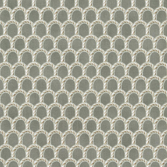 Robert Kaufman Fabrics Holiday Flourish- Peppermint Twist SRKM-22952-183 Pewter