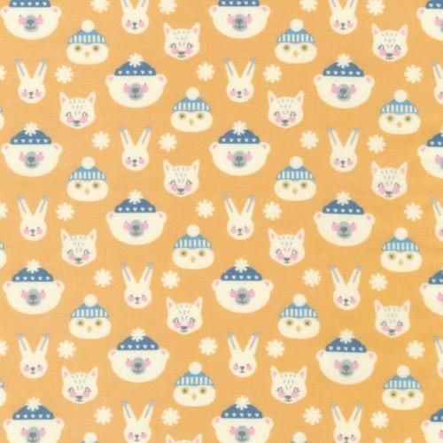 Welf V Robert Kaufman Fabrics Snow Snuggles Flannel Marigold WELF-20964-129 ...
