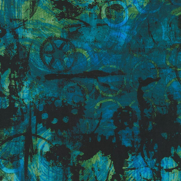 Robert Kaufman Industrial Imprints ANJD-22862-59 Ocean