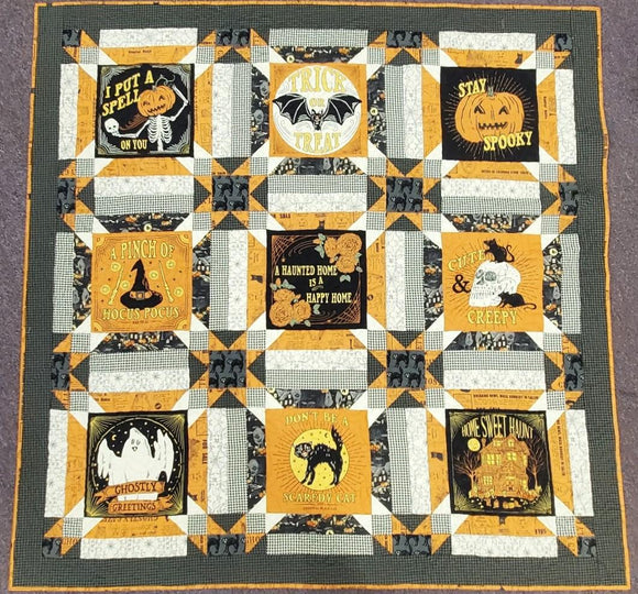 Spooks and Spells Kit finished size 63x63