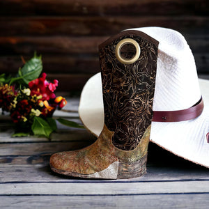 The Boot-y Wine Tote Kit pattern from Sweet Tea Girl Patterns