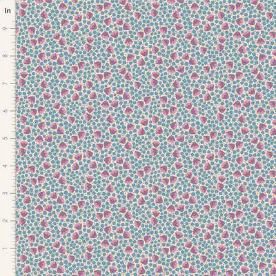 Tilda Fabrics Bellflower Blue  TIL110132