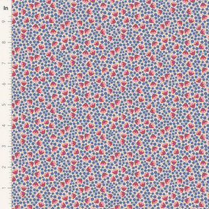 Tilda Fabrics Bellflower Denim  TIL110131