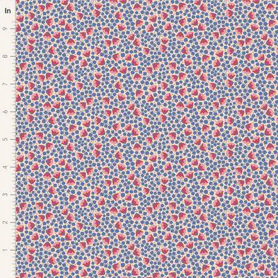 Tilda Fabrics Bellflower Denim  TIL110131