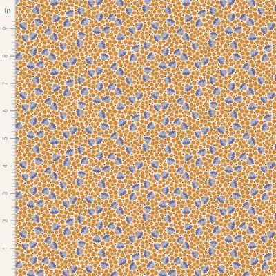 Tilda Fabrics Bellflower Mustard  TIL110136